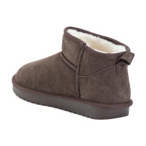 NEW GREYSTONE Suede Scarlet Booties in brown for women 1025 4j2